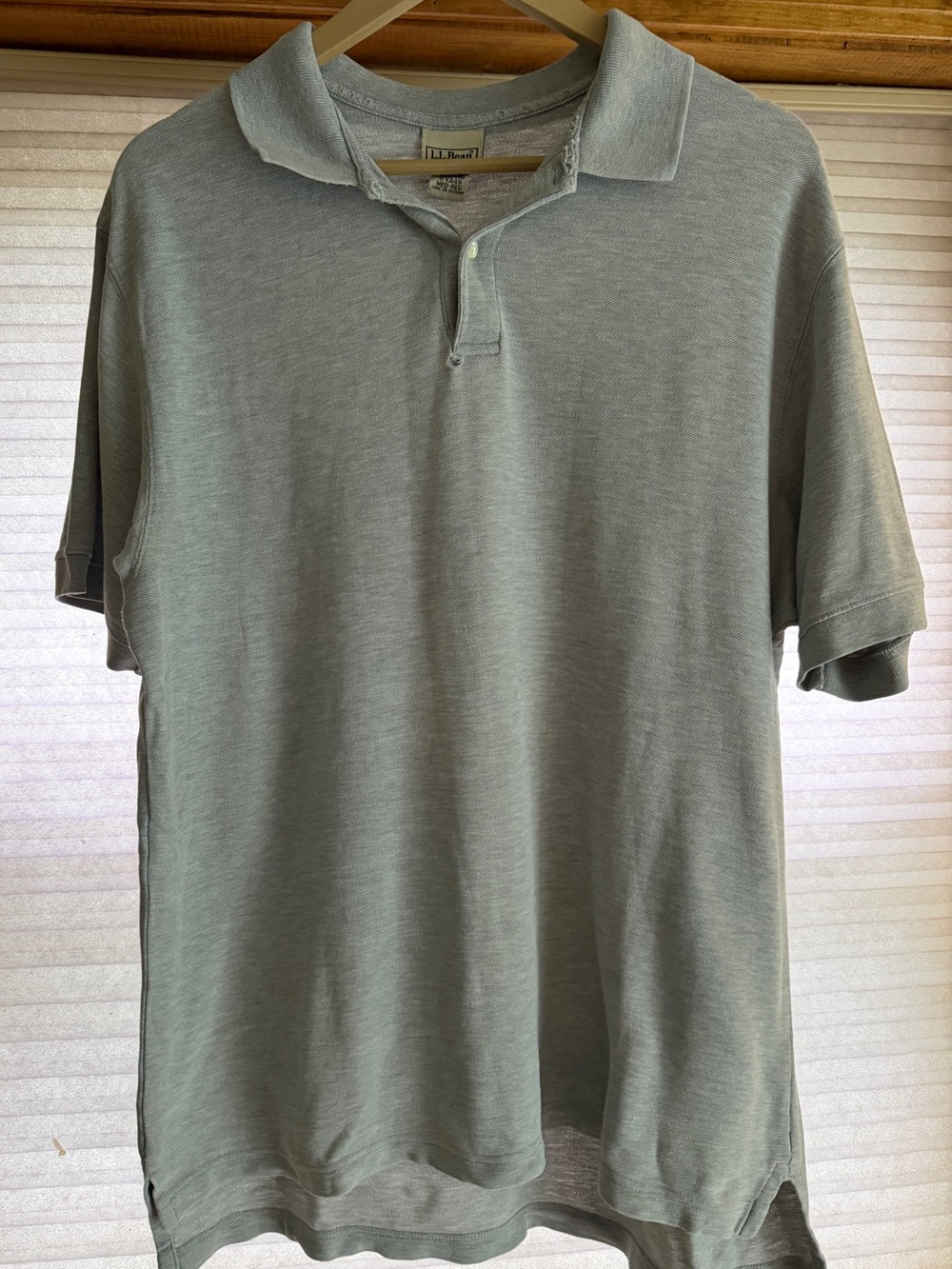 L.L. Bean Men's Polo Shirt - Light Gray M
0200